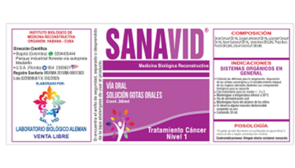 TRATAMIENTOS CANCER:SANAVID.